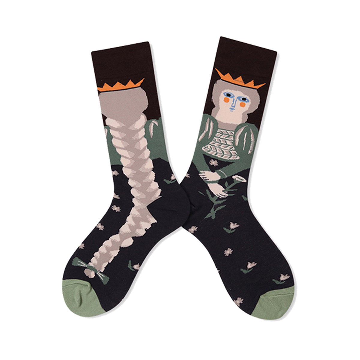 レディース＆メンズ　クルーソックス　プリンセス