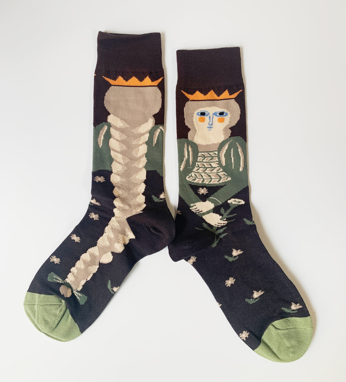 レディース＆メンズ　クルーソックス　プリンセス