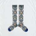 レディース　ロングソックス 　ひざ下　雪松織物