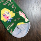 レディース＆メンズ　クルーソックス　マリリンモンロー
